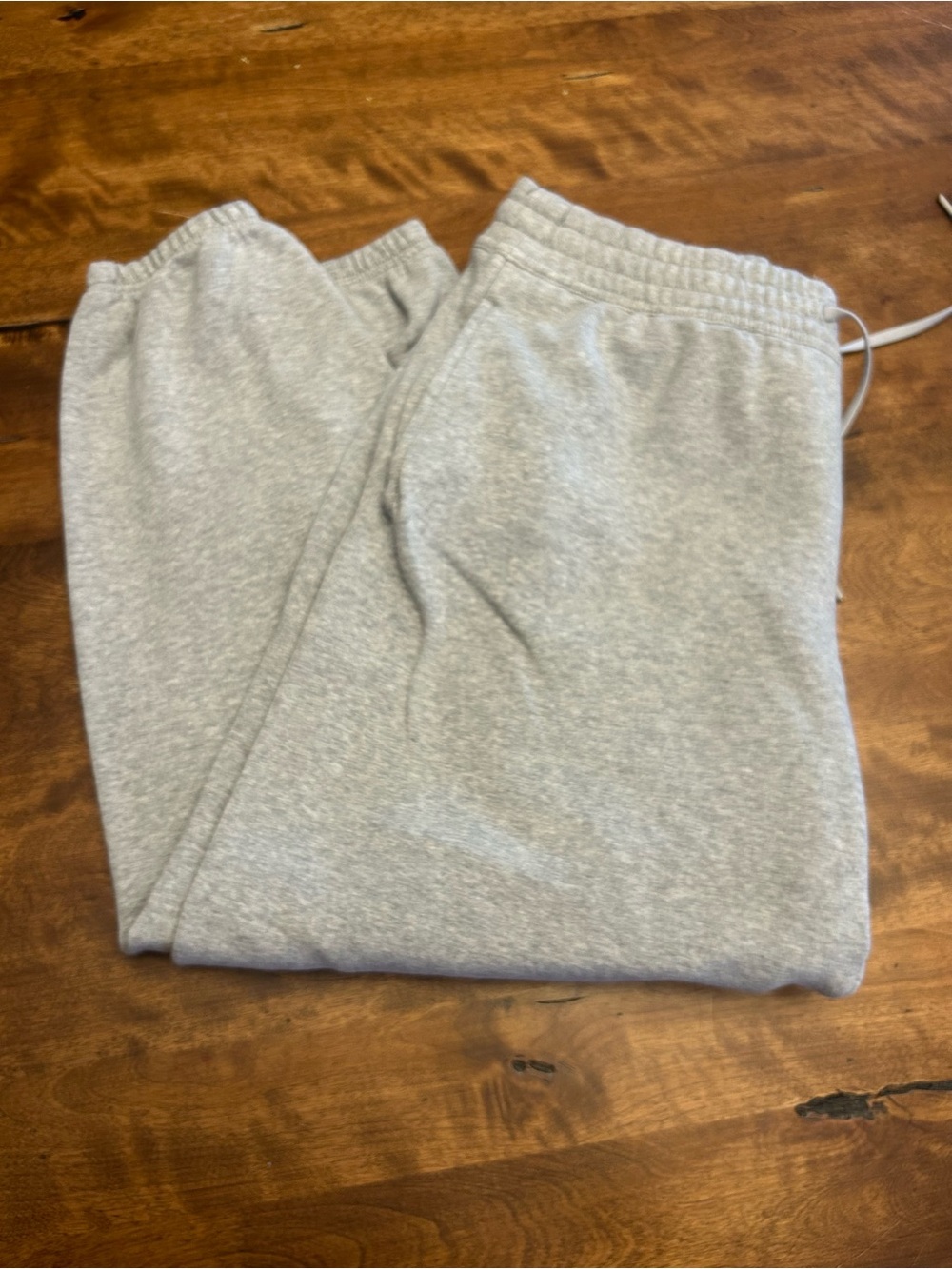 Athleta Light Gray Sweatpants with Elastic Waist